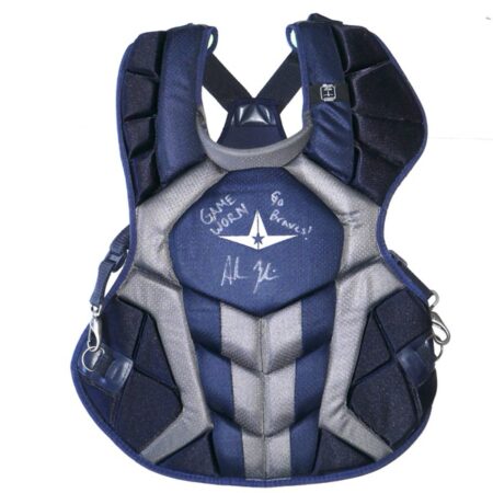 Adam Zebrowski 2024 Mississippi Braves Game Worn & Signed All-Star System 7 Axis CPCC40PRO Chest Protector