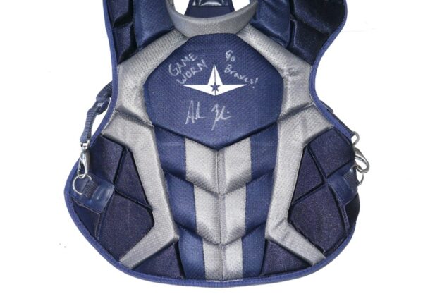 Adam Zebrowski 2024 Mississippi Braves Game Worn & Signed All-Star System 7 Axis CPCC40PRO Chest Protector