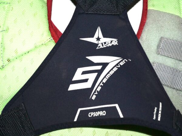 Adam Zebrowski 2024 Rome Emperors Game Worn & Signed All-Star System 7 CP50PRO Chest Protector