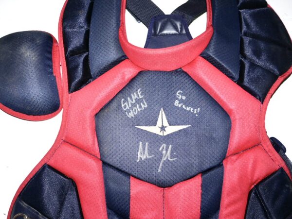 Adam Zebrowski 2024 Rome Emperors Game Worn & Signed All-Star System 7 CP50PRO Chest Protector