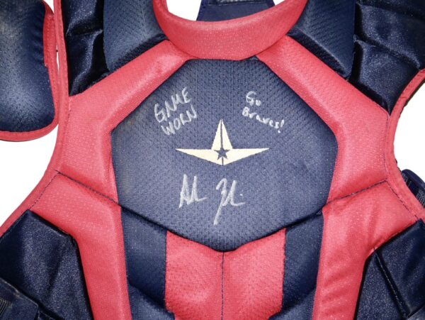 Adam Zebrowski 2024 Rome Emperors Game Worn & Signed All-Star System 7 CP50PRO Chest Protector