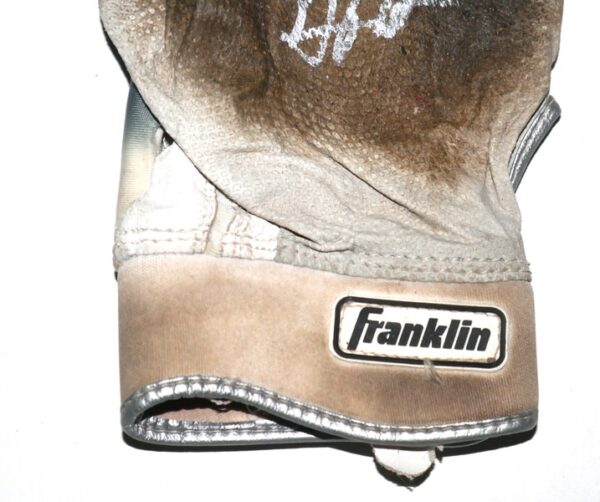 Arden Pabst Mississippi Braves Game Worn & Signed Franklin Batting Glove (Single)