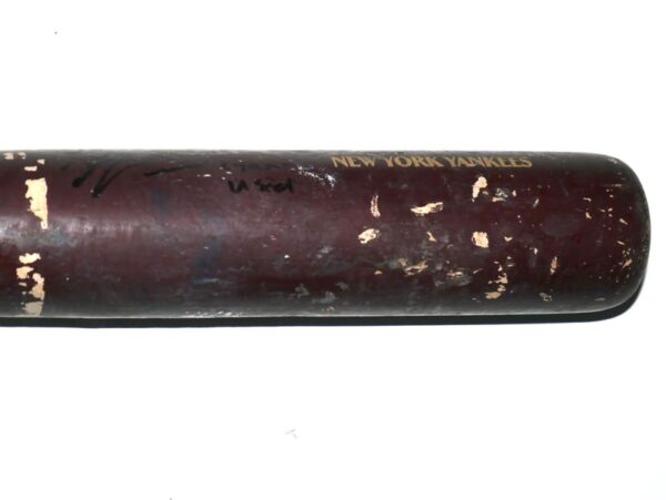 Armando Alvarez 2023 Sacramento River Cats Game Used & Signed Louisville Slugger S419 Baseball Bat - CRACKED1