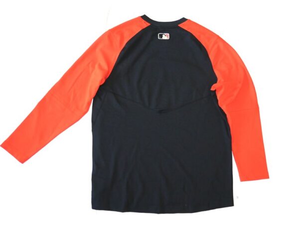 Armando Alvarez Dugout Worn & Signed Official San Francisco Giants Nike Dri-Fit Baseball Pullover