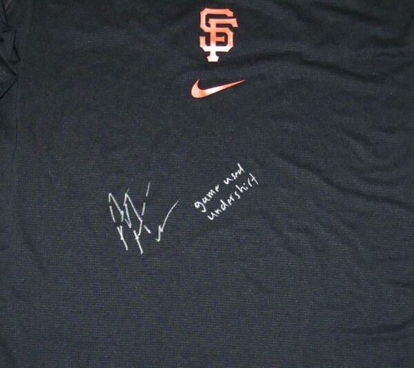 Armando Alvarez Game Used & Signed Official San Francisco Giants ALVAREZ 81 Long Sleeve Nike Dri-Fit Shirt