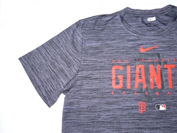 Armando Alvarez Practice Worn & Signed Official San Francisco Giants Baseball "ALVAREZ 81" Nike Dri-Fit Shirt