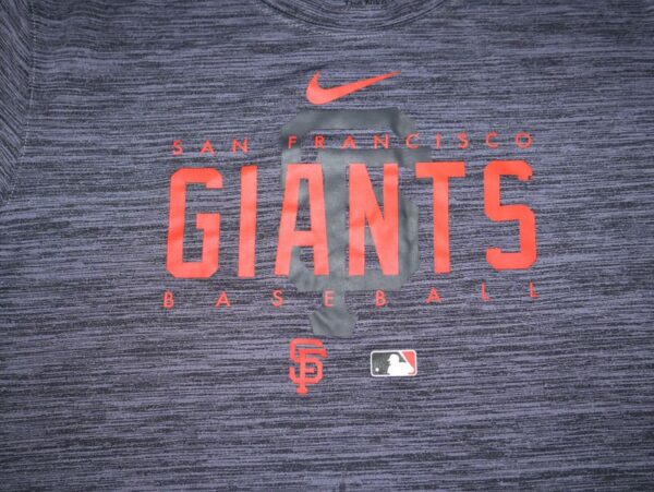 Armando Alvarez Practice Worn & Signed Official San Francisco Giants Baseball "ALVAREZ 81" Nike Dri-Fit Shirt