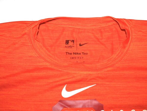 Armando Alvarez Practice Worn & Signed Official San Francisco Giants Baseball Nike Dri-Fit Shirt