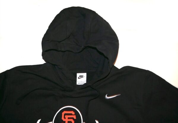 Armando Alvarez Practice Worn & Signed Official San Francisco Giants Nike Pullover Hooded Sweatshirt