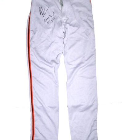 Armando Alvarez San Francisco Giants Game Worn & Signed Nike MLB Pants - Worn In Spring Training!