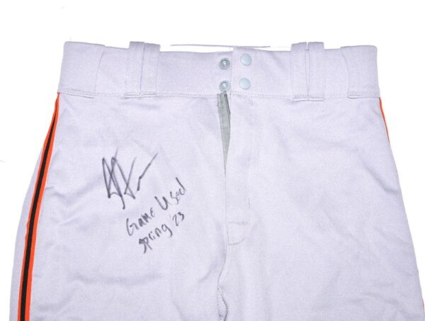 Armando Alvarez San Francisco Giants Game Worn & Signed Nike MLB Pants - Worn In Spring Training!