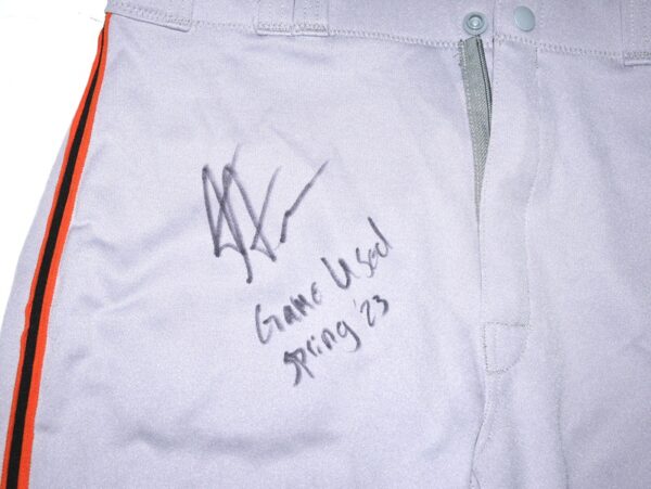 Armando Alvarez San Francisco Giants Game Worn & Signed Nike MLB Pants - Worn In Spring Training!