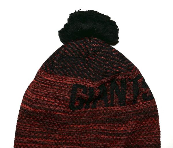 Armando Alvarez Team Issued & Signed Official San Francisco Giants New Era Authentic Collection Sport Cuffed Knit Hat with Pom