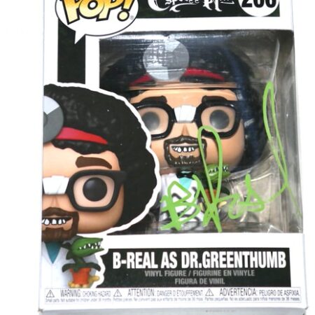 B-Real Signed Cypress Hill #266 B-Real as Dr. Greenthumb Funko Pop! Vinyl Figure - Beckett