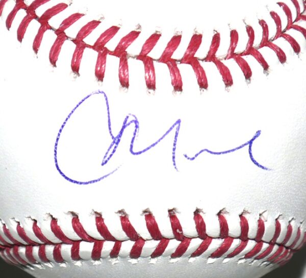 Christian Moore Los Angeles Angels Autographed Rawlings Official Major League Baseball - Beckett Hologram1