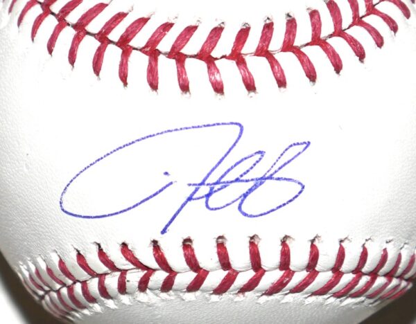 Derrek Lee Chicago Cubs Signed Rawlings Official Major League Baseball - Beckett Witnessed