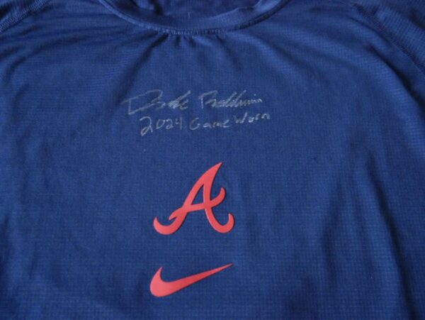 Drake Baldwin 2024 Game Worn & Signed Official Atlanta Braves BALDWIN 81 Nike Dri-Fit XL Shirt1