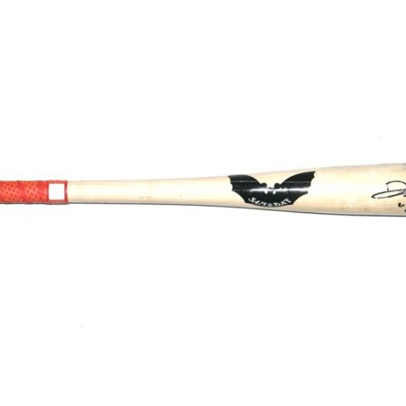 Drew Lugbauer 2024 Las Vegas Aviators Game Used & Signed SAM Rideau Crusher Maple DL1 Baseball Bat – CRACKED