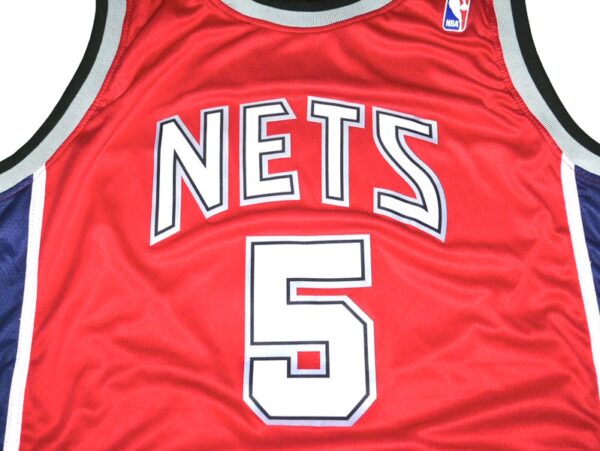 Jason Kidd Signed Autographed New Jersey Nets KIDD #5 Jersey - PSA