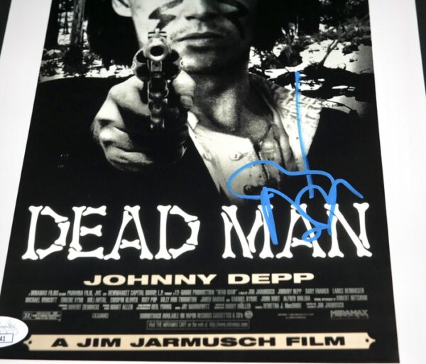 Johnny Depp Autographed Signed William Blake Dead Man 8 x 10 Photo - JSA COA