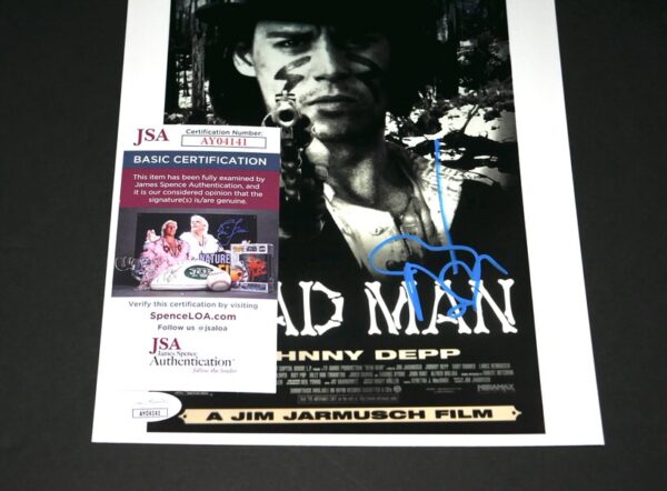 Johnny Depp Autographed Signed William Blake Dead Man 8 x 10 Photo - JSA COA