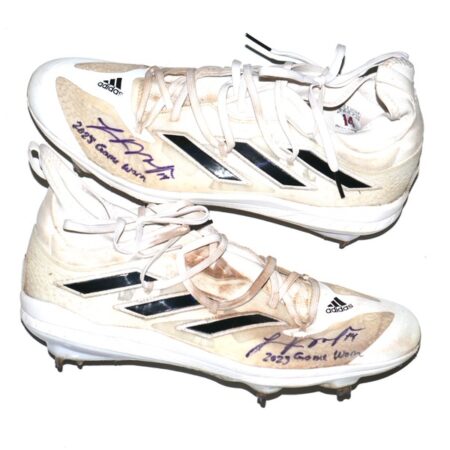 Logan O’Hoppe 2023 Los Angeles Angels #14 Rookie Year Game Worn & Signed Adidas Adizero Cleats