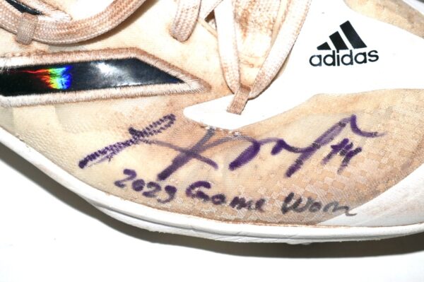 Logan O’Hoppe 2023 Los Angeles Angels #14 Rookie Year Game Worn & Signed Adidas Adizero Cleats