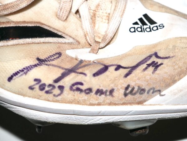 Logan O’Hoppe 2023 Los Angeles Angels #14 Rookie Year Game Worn & Signed Adidas Adizero Cleats