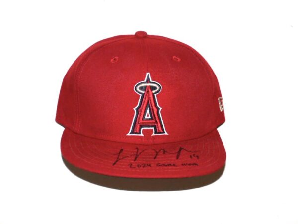 Logan O’Hoppe 2024 Game Worn & Signed Official Los Angeles Angels “14 O’HOPPE” New Era 59FIFTY Hat