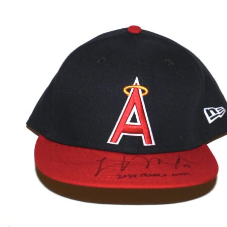 Logan O’Hoppe 2024 Game Worn & Signed Official Los Angeles Angels Alternate New Era 59FIFTY Hat