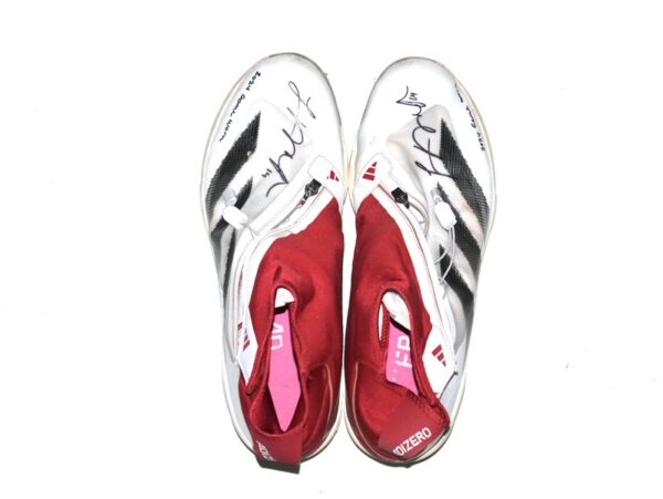 Logan O’Hoppe 2024 Los Angeles Angels #14 Game Worn & Signed Adidas Adizero Impact+ Baseball Cleats