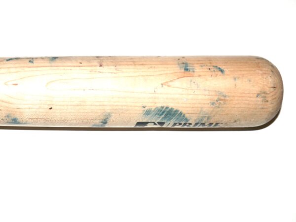 Luke Waddell 2024 Gwinnett Stripers Game Used & Signed Louisville Slugger C271S Baseball Bat - CRACKED