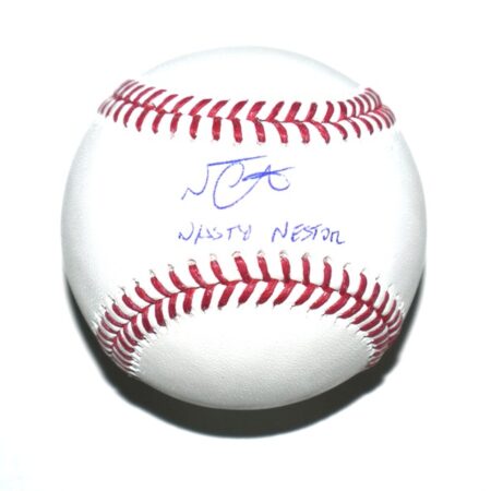 Nestor Cortes New York Yankees Signed & Inscribed Nasty Nestor Official Major League Baseball - JSA