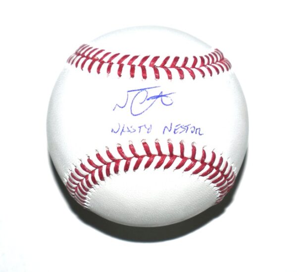 Nestor Cortes New York Yankees Signed & Inscribed Nasty Nestor Official Major League Baseball - JSA