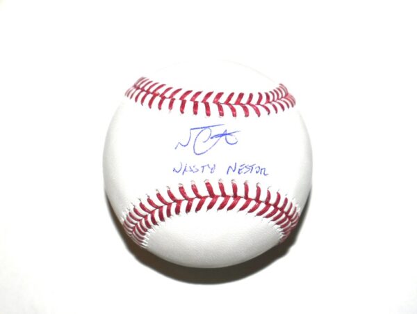 Nestor Cortes New York Yankees Signed & Inscribed Nasty Nestor Official Major League Baseball - JSA