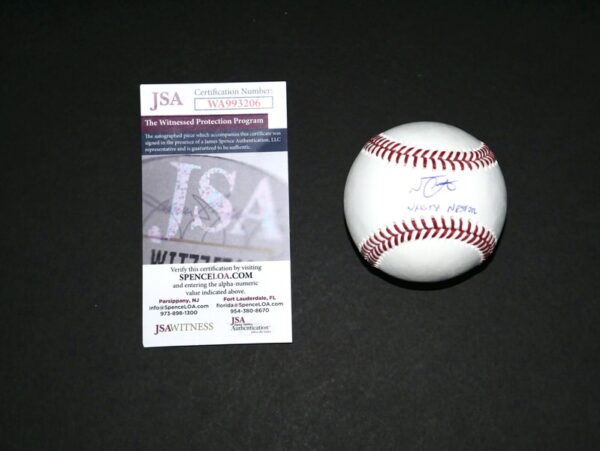 Nestor Cortes New York Yankees Signed & Inscribed Nasty Nestor Official Major League Baseball - JSA9