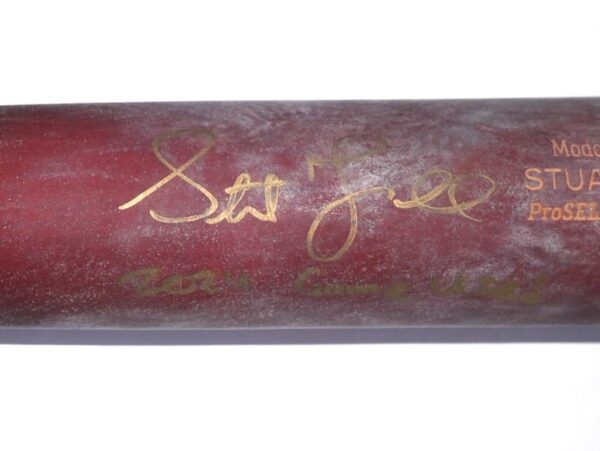 Stuart Fairchild 2024 Cincinnati Reds Game Used & Signed Dove Tail DTB Baseball Bat