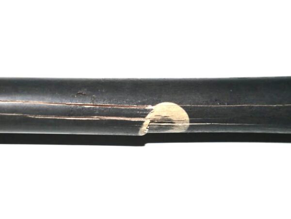 Yohel Pozo 2024 Las Vegas Aviators Game Used & Signed Overfly Pro Elite Birch Baseball Bat - CRACKED