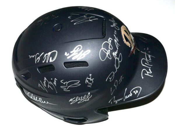 2019 Scranton Wilkes-Barre RailRiders Full-Size Batting Helmet Signed By (26) with Nasty Nestor Cortes, Armando Alvarez, Raynel Espinal, Mike Tauchman, Ryan Lavarnway - Steiner