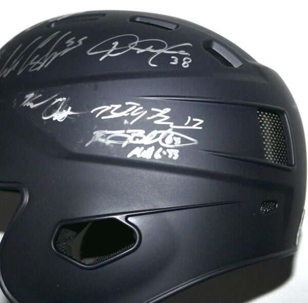 2019 Scranton Wilkes-Barre RailRiders Full-Size Batting Helmet Signed By (26) with Nasty Nestor Cortes, Armando Alvarez, Raynel Espinal, Mike Tauchman, Ryan Lavarnway - Steiner