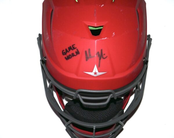 Adam Zebrowski 2024 Mississippi Braves Game Worn & Signed All-Star Catcher's Helmet