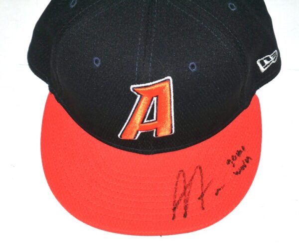 Armando Alvarez 2024 Game Worn & Signed Official Las Vegas Aviators #28 New Era 59FIFTY Hat