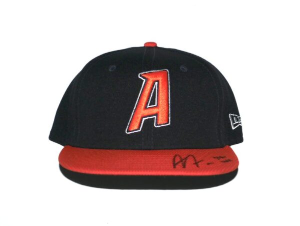 Armando Alvarez 2024 Game Worn & Signed Official Las Vegas Aviators #28 New Era 59FIFTY Hat