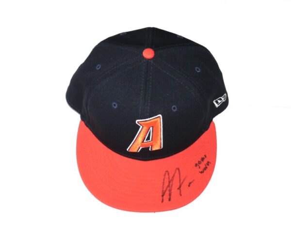 Armando Alvarez 2024 Game Worn & Signed Official Las Vegas Aviators #28 New Era 59FIFTY Hat