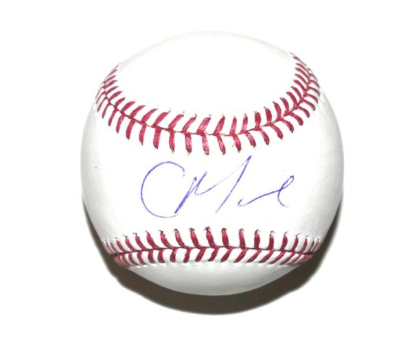 Christian Moore Los Angeles Angels Signed Autographed Rawlings Official Major League Baseball - Angels #1 Prospect!