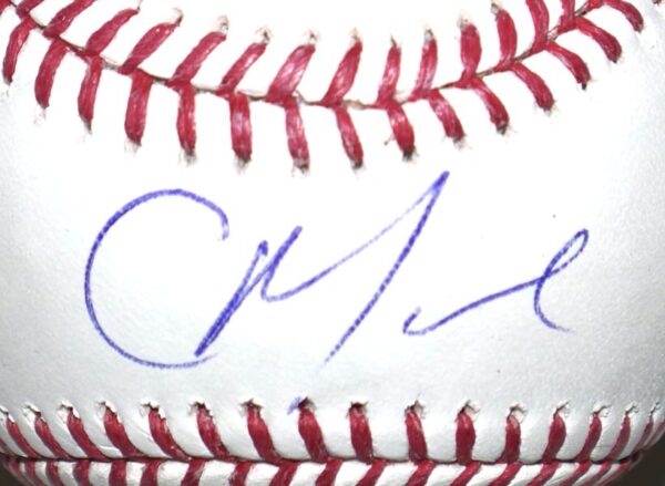 Christian Moore Los Angeles Angels Signed Autographed Rawlings Official Major League Baseball - Angels #1 Prospect! 1