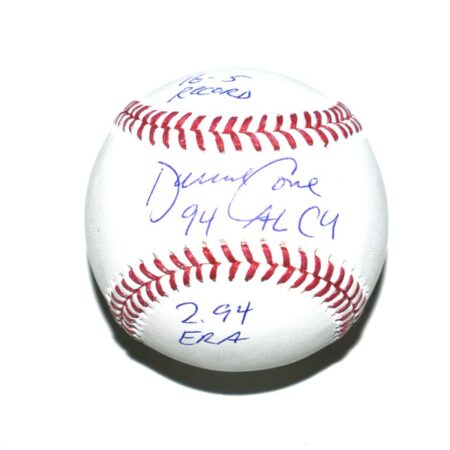 David Cone New York Yankees Autographed Signed & Inscribed Rawlings Official Major League Baseball - 3 Inscriptions!