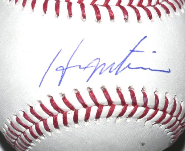 Hideki Matsui New York Yankees Signed Official Rawlings Major League Baseball - Beckett Witnessed