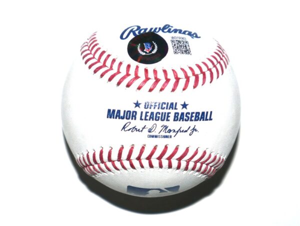 Hideki Matsui New York Yankees Signed Official Rawlings Major League Baseball - Beckett Witnessed