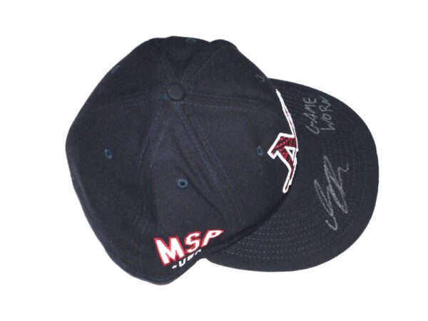 Indigo Diaz Game Worn & Signed Official Mississippi Braves Stars & Stripes New Era 59FIFTY Hat